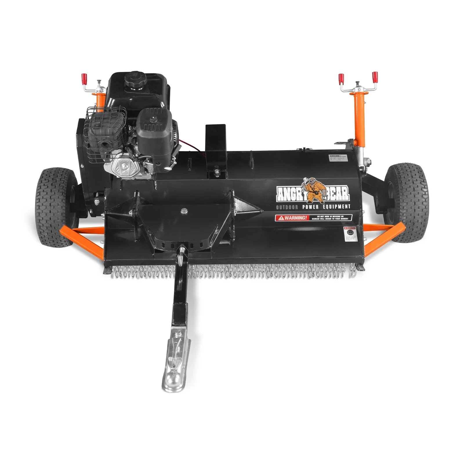 MechMaxx 48" Tow-Behind ATV Offset Flail Mower,  B&S 13.5HP 420cc E-start Gas Engine Powered; Adjustable Mowing Height,  ATV120 - Image 7