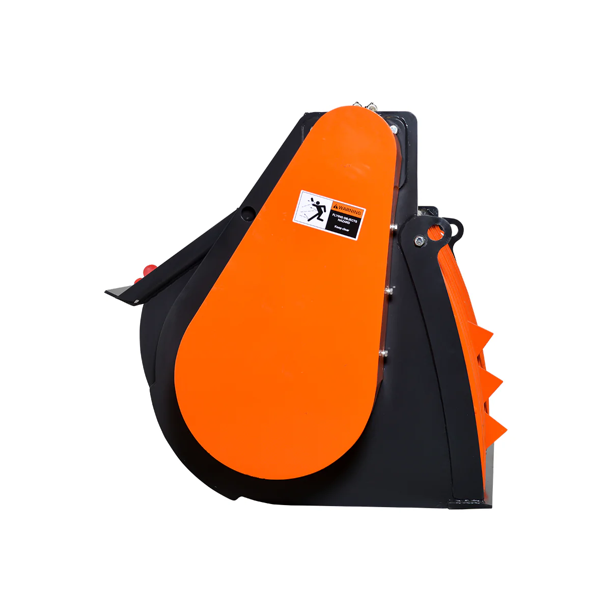 MechMaxx 60” Skid Steer Concrete Mixer Attachment, Side Chute Dispenser & Bag Splitter, Universal Mount, 16 Cu-Ft Capacity - Image 3