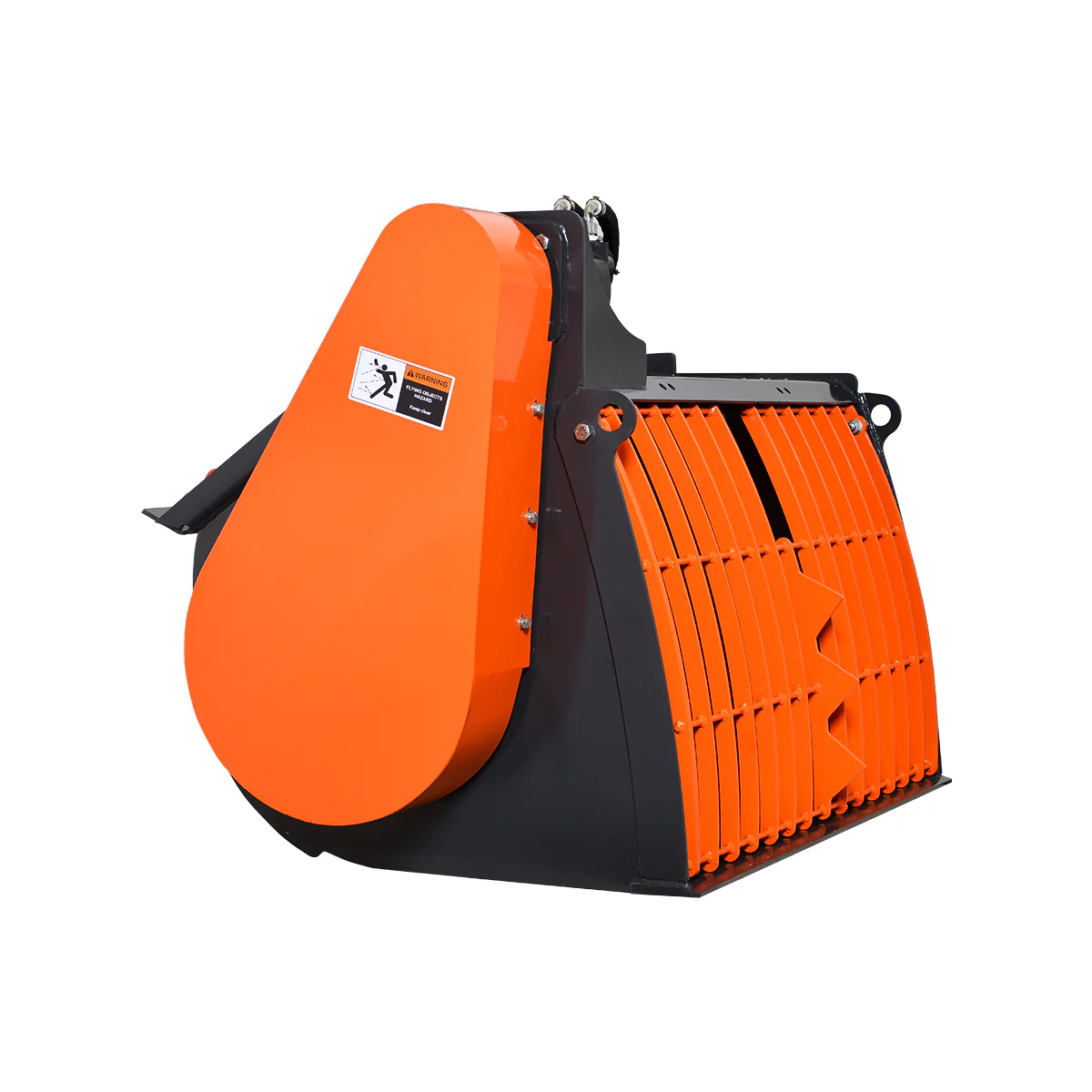 MechMaxx 60” Skid Steer Concrete Mixer Attachment, Side Chute Dispenser & Bag Splitter, Universal Mount, 16 Cu-Ft Capacity - Image 4