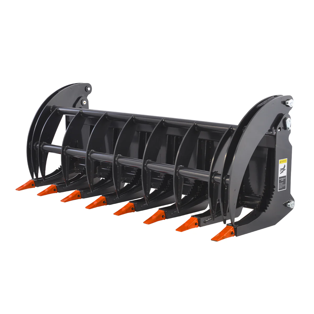 78” Skid Steer Heavy Root Rake Grapple Attachment,52in Jaw Opening , HGG-78 - Image 5