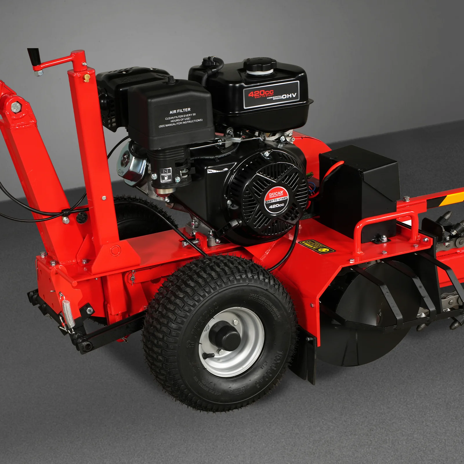 15HP 420cc E-Start Powered 24" Ditching Trencher ,  TCR1500 - Image 9
