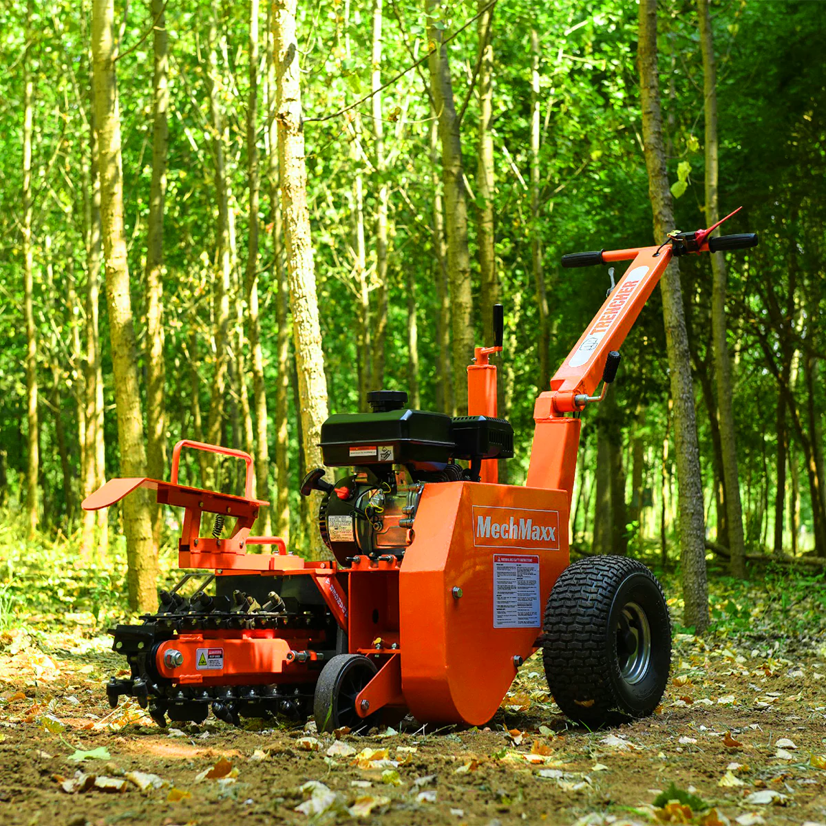 MechMaxx 7HP Gas Powered Cable Ditching Mini Trencher , TCR650 - Image 3