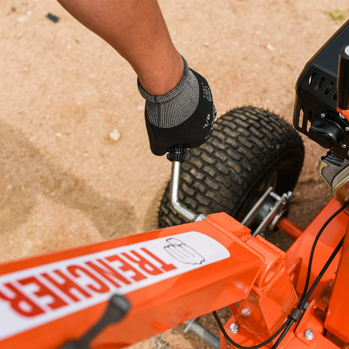 MechMaxx 7HP Gas Powered Cable Ditching Mini Trencher , TCR650 - Image 5