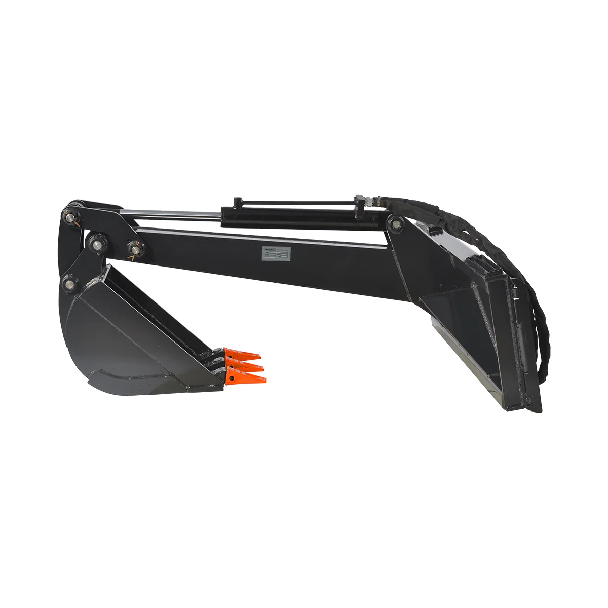 MechMaxx Skid Steer Backhoe Attachment, 14” Bucket Included, 78in Digging Depth,LBH-14 - Image 3