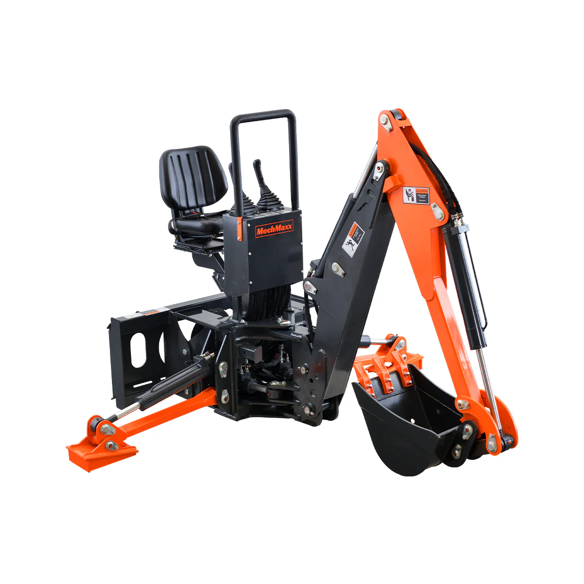 Skid Steer Backhoe 8ft Digging Depth, 16” Bucket Included,70°  Left/Right Swivel Rotation SBH50 - Image 10