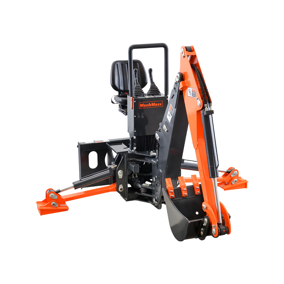 Skid Steer Backhoe 8ft Digging Depth, 16” Bucket Included,70°  Left/Right Swivel Rotation SBH50 - Image 11