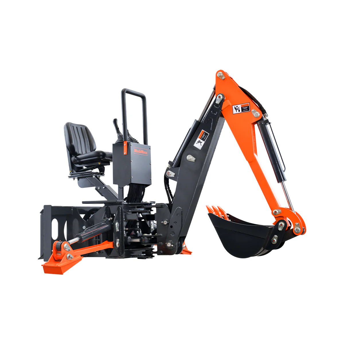 Skid Steer Backhoe 8ft Digging Depth, 16” Bucket Included,70°  Left/Right Swivel Rotation SBH50 - Image 3