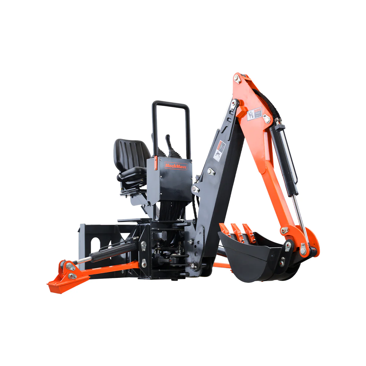 Skid Steer Backhoe 8ft Digging Depth, 16” Bucket Included,70°  Left/Right Swivel Rotation SBH50 - Image 4