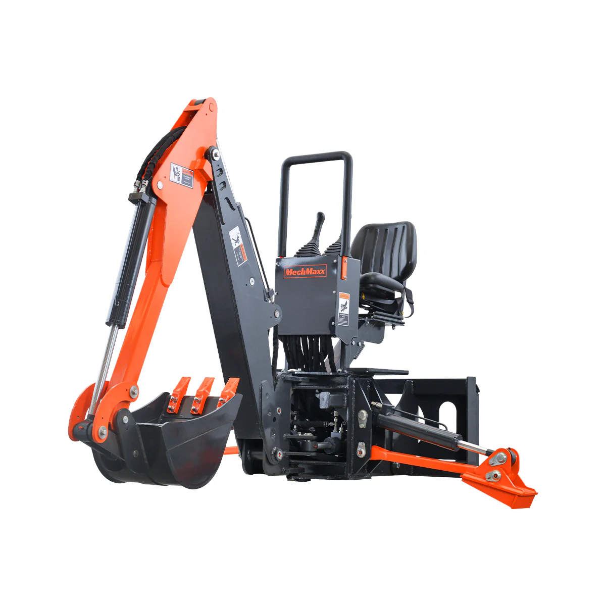Skid Steer Backhoe 8ft Digging Depth, 16” Bucket Included,70°  Left/Right Swivel Rotation SBH50 - Image 5