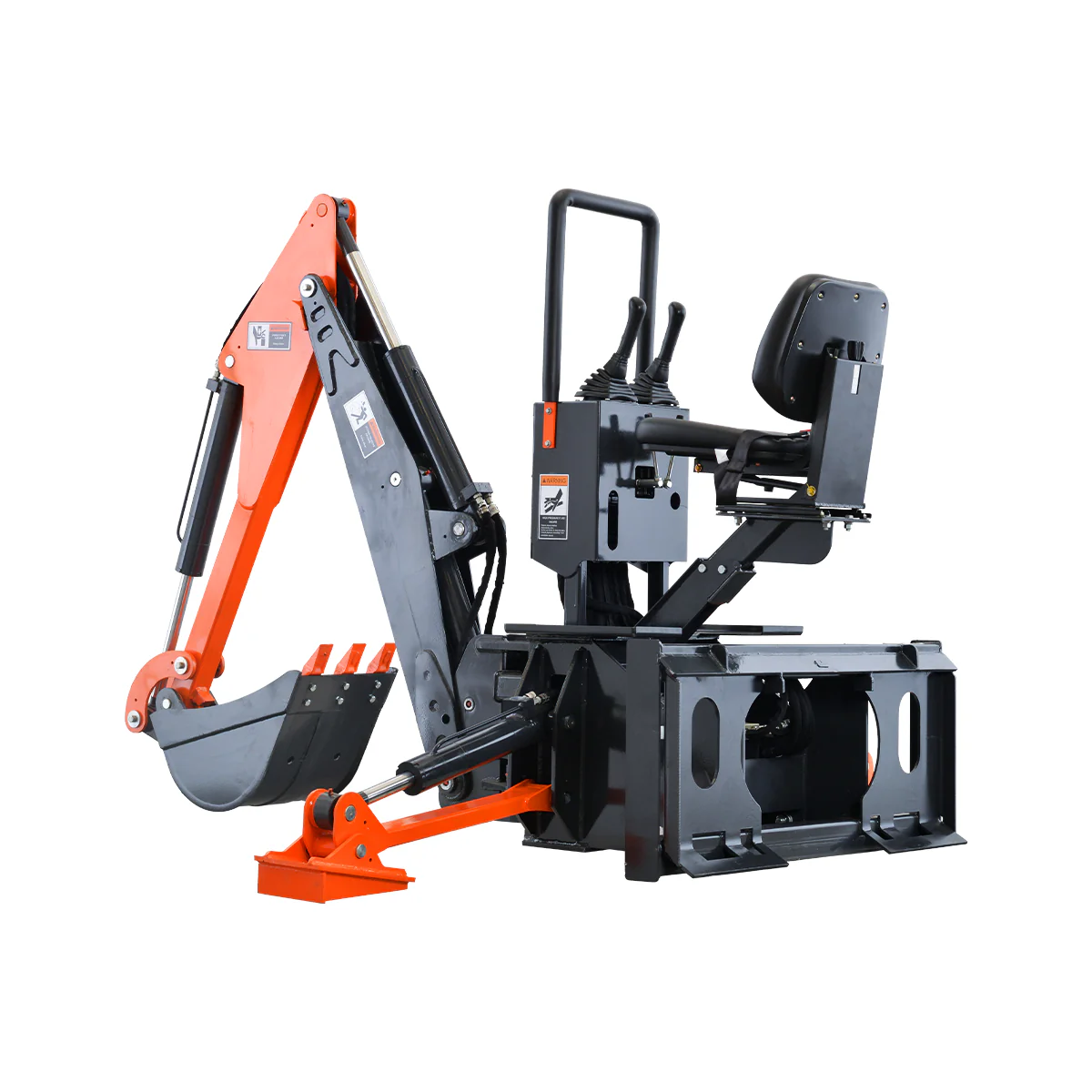 Skid Steer Backhoe 8ft Digging Depth, 16” Bucket Included,70°  Left/Right Swivel Rotation SBH50 - Image 6