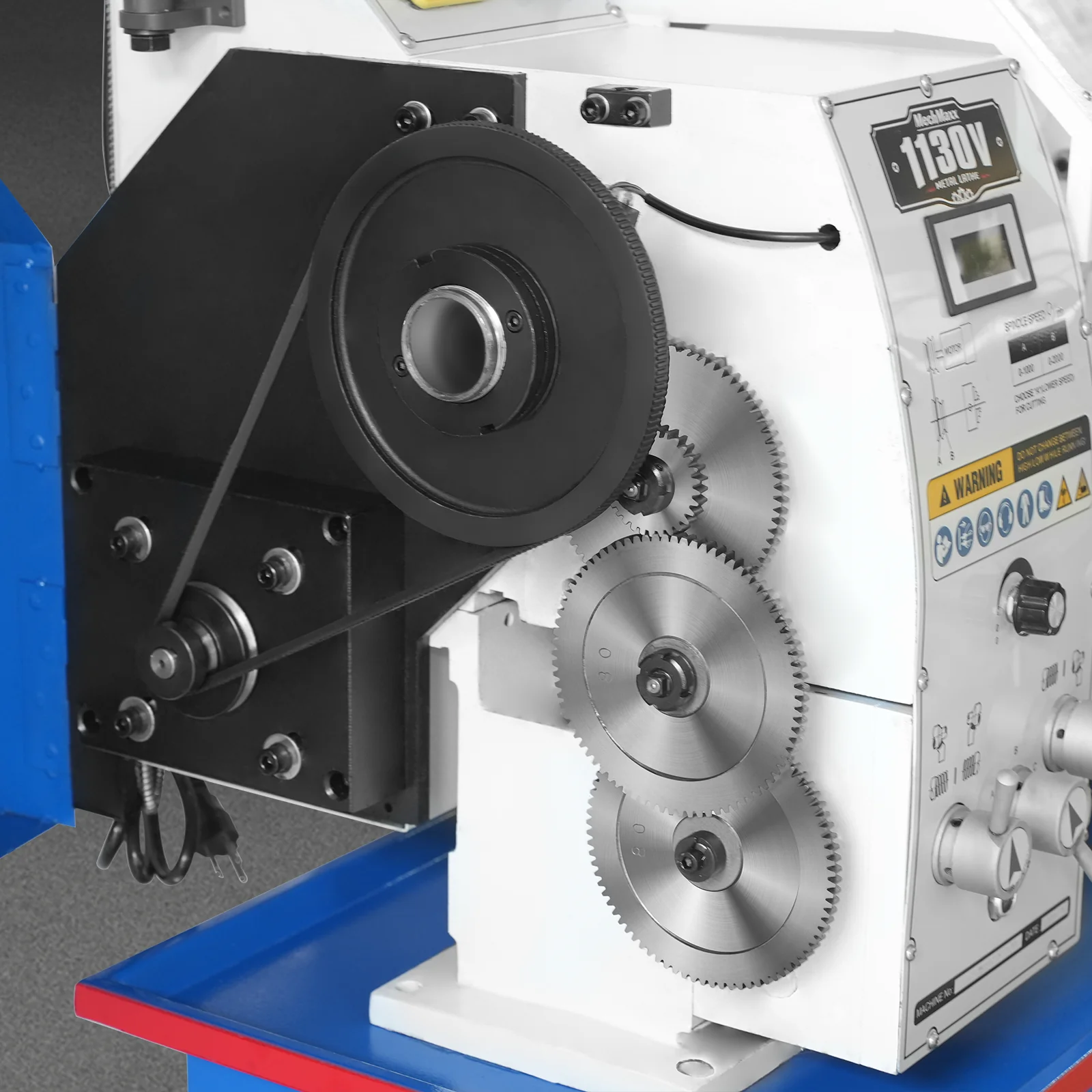 Metal Lathe Machine 11'' x 30'' High Precision Benchtop Brushless Motor 0-2000 RPM Variable Speed Metal Working Machine 2HP Small Lathe without Stand 1130V - Image 13