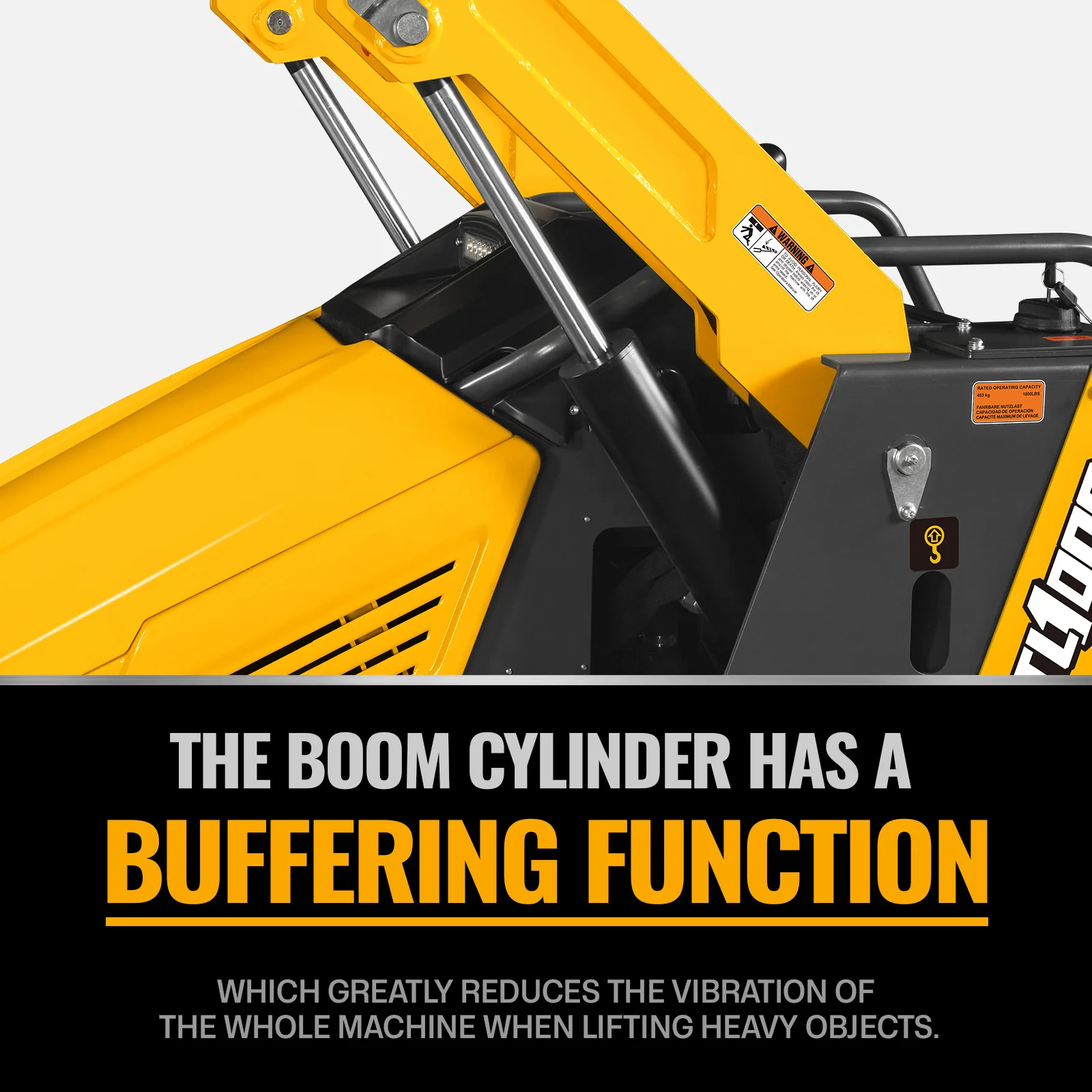 Mini Skid Steer Stand On Compact Track Loader ( 4 in 1 bucket included ) with 25HP KUBOTA D1105 Diesel Engine,  Common Industry Interface (CII),  CROBA  STL1000 - Image 15