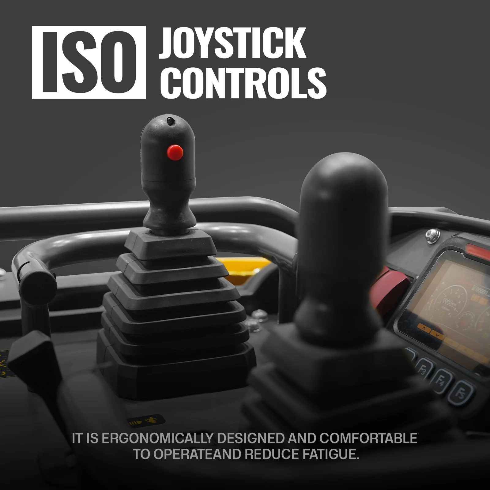 Mini Skid Steer Stand On Compact Track Loader ( 4 in 1 bucket included ) with 25HP KUBOTA D1105 Diesel Engine,  Common Industry Interface (CII),  CROBA  STL1000 - Image 22