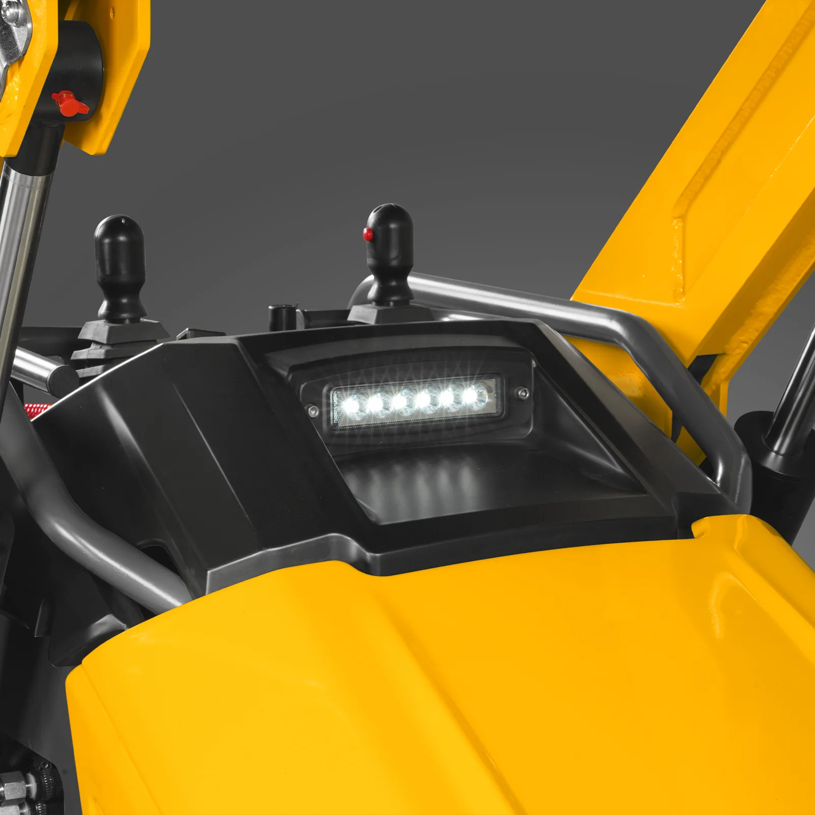 Mini Skid Steer Stand On Compact Track Loader ( 4 in 1 bucket included ) with 25HP KUBOTA D1105 Diesel Engine,  Common Industry Interface (CII),  CROBA  STL1000 - Image 37