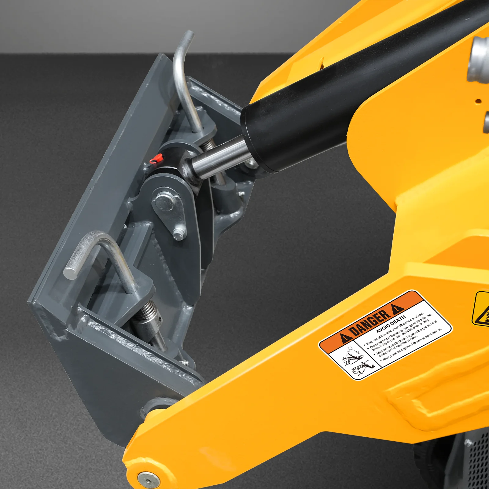 Mini Skid Steer Stand On Compact Track Loader ( 4 in 1 bucket included ) with 25HP KUBOTA D1105 Diesel Engine,  Common Industry Interface (CII),  CROBA  STL1000 - Image 54