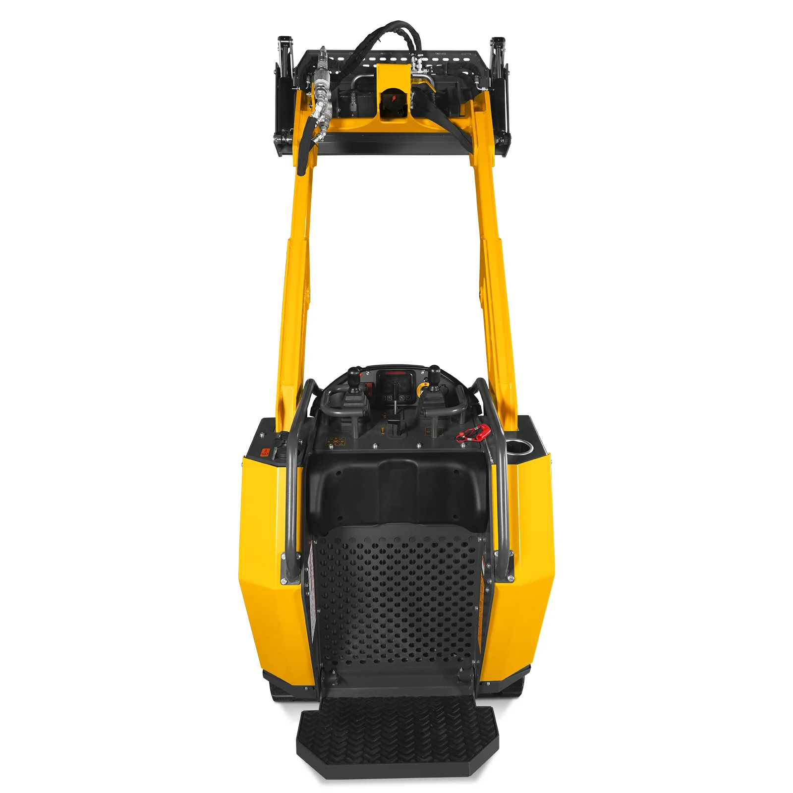 Mini Skid Steer Stand On Compact Track Loader ( 4 in 1 bucket included ) with 25HP KUBOTA D1105 Diesel Engine,  Common Industry Interface (CII),  CROBA  STL1000 - Image 73