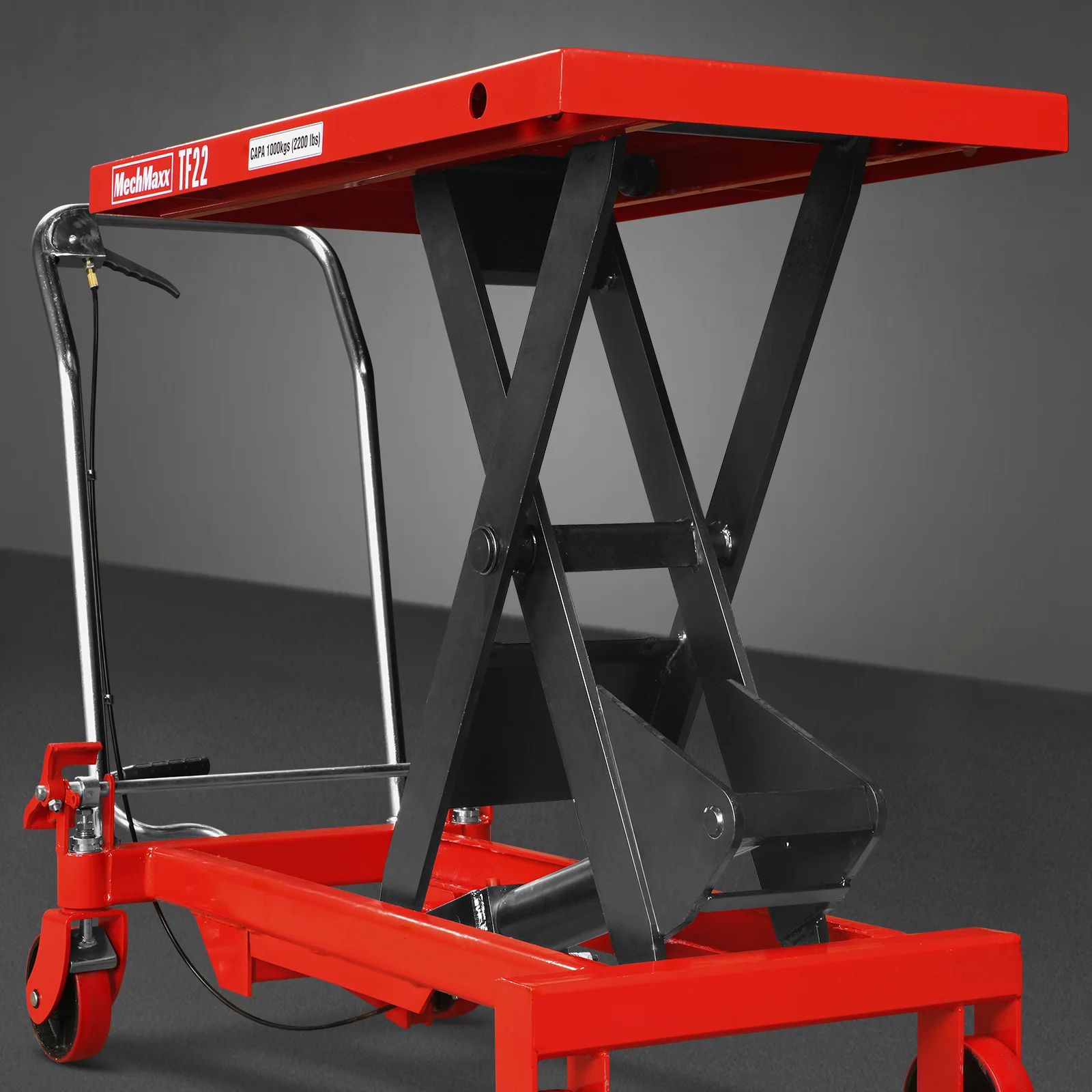 Mobile Scissor Lift Table Cart 2200lbs Capacity, Platform Size, 39.4” x 20.2”, Height 39.4” , TF22 - Image 5