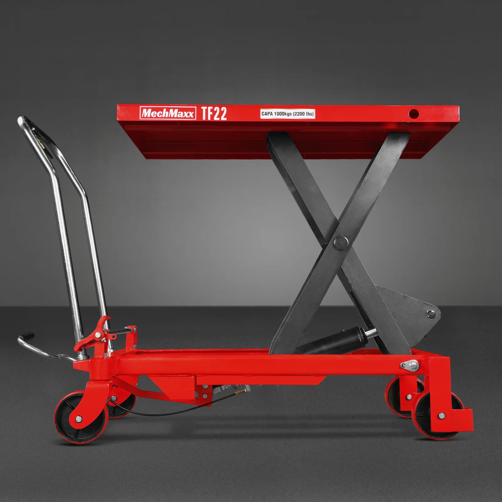 Mobile Scissor Lift Table Cart 2200lbs Capacity, Platform Size, 39.4” x 20.2”, Height 39.4” , TF22 - Image 8
