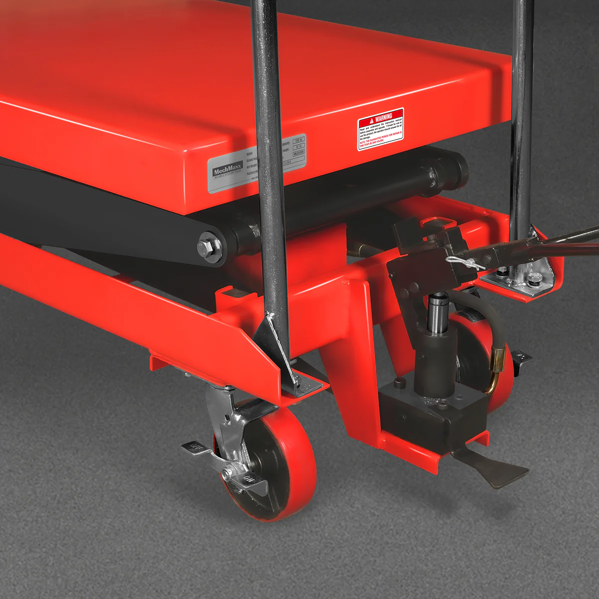 Mobile Double Scissor Lift Table Cart 2200lbs Capacity,  Platform Size,  47.2" x 24",  Height 66.9" ,  TFD22 - Image 10