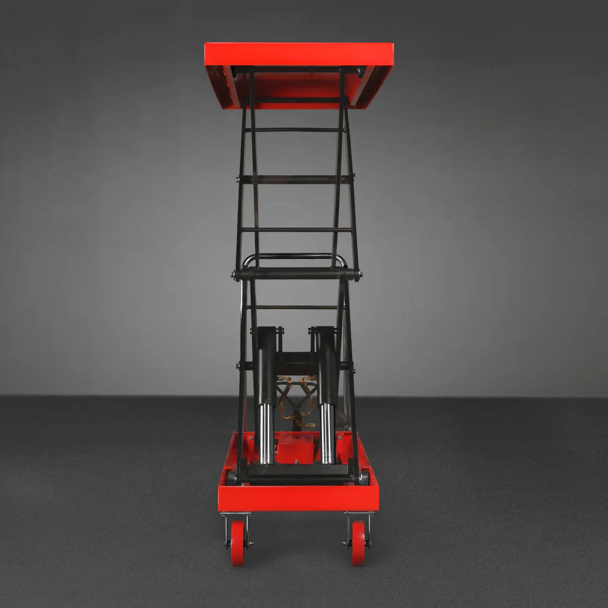 Mobile Double Scissor Lift Table Cart 2200lbs Capacity,  Platform Size,  47.2" x 24",  Height 66.9" ,  TFD22 - Image 14