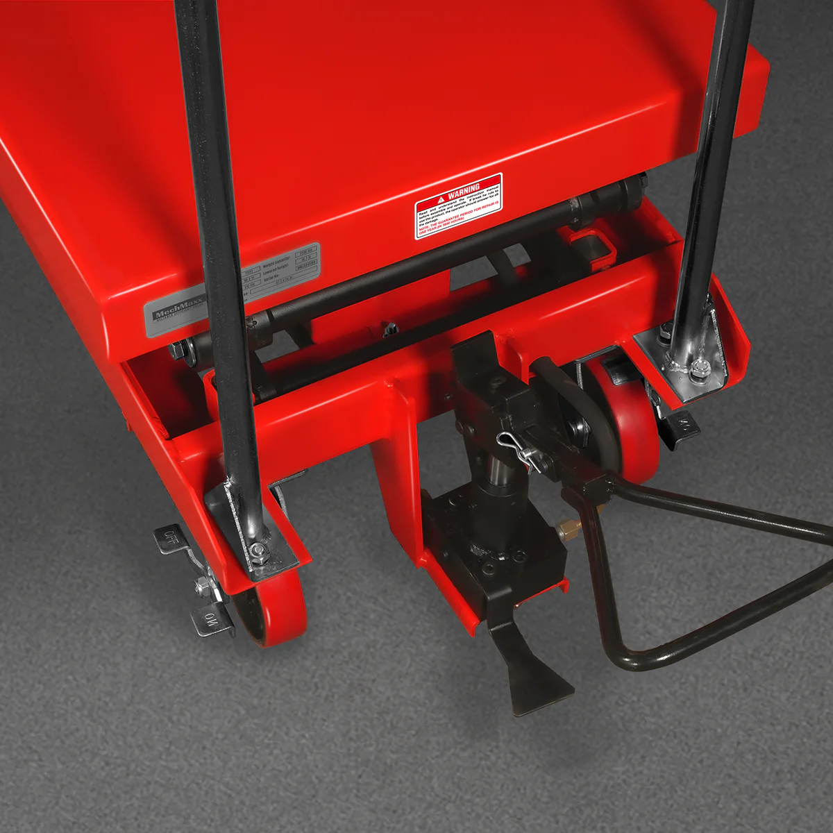 Mobile Double Scissor Lift Table Cart 2200lbs Capacity,  Platform Size,  47.2" x 24",  Height 66.9" ,  TFD22 - Image 8