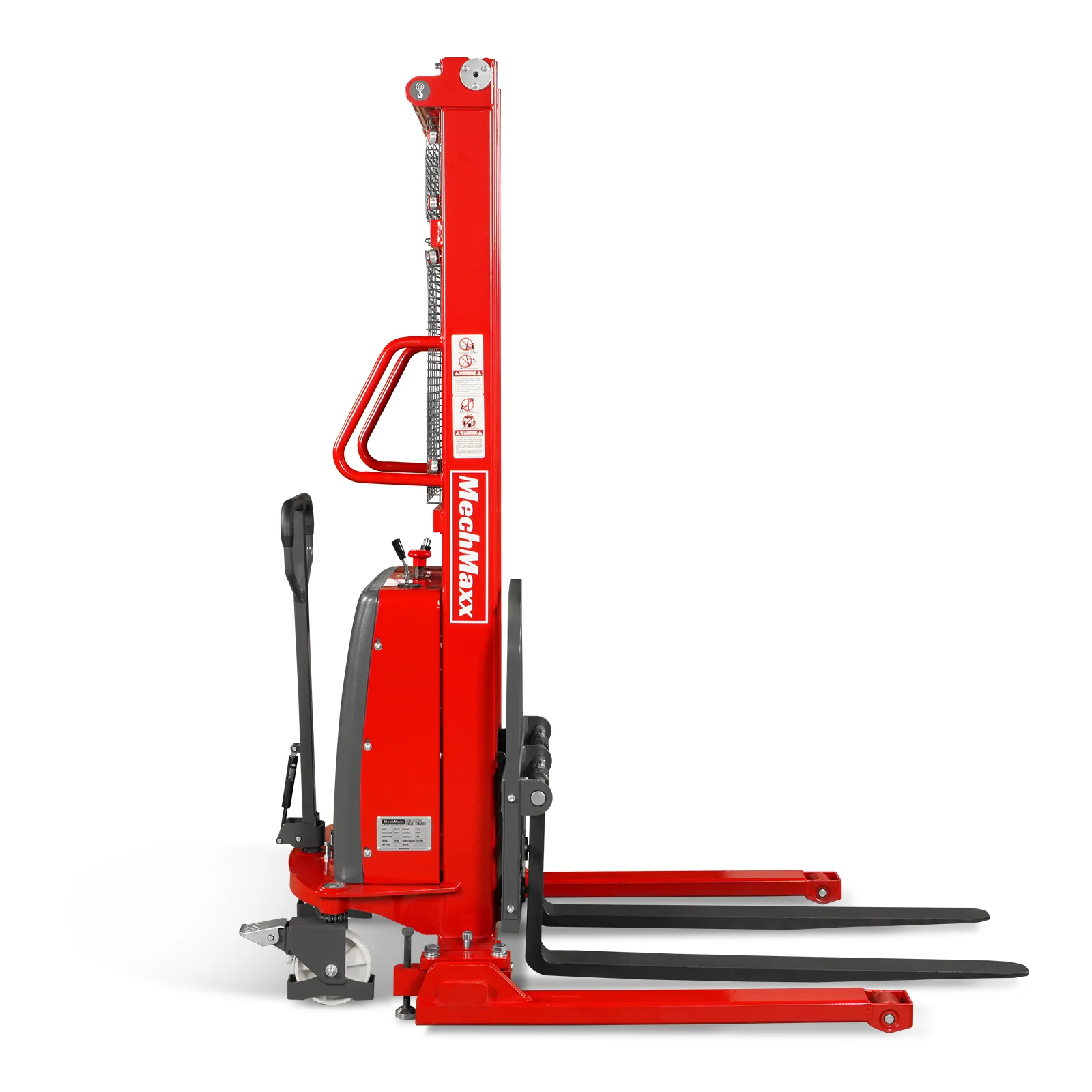 3300lbs Semi-Electric Straddle Stacker,  118" Lift,  Adjustable Legs & Forks,  S33-118S - Image 22