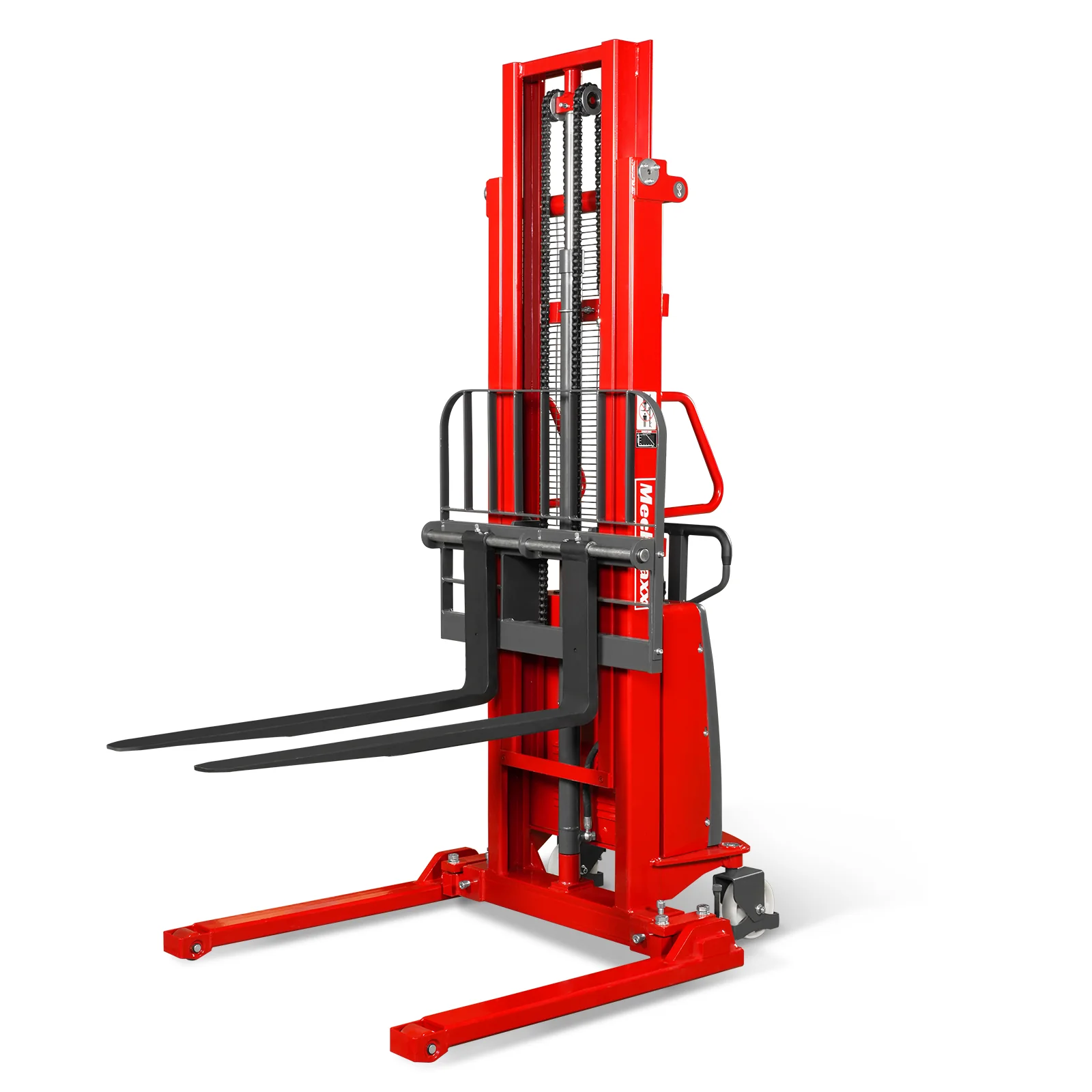 3300lbs Semi-Electric Straddle Stacker,  118" Lift,  Adjustable Legs & Forks,  S33-118S - Image 25