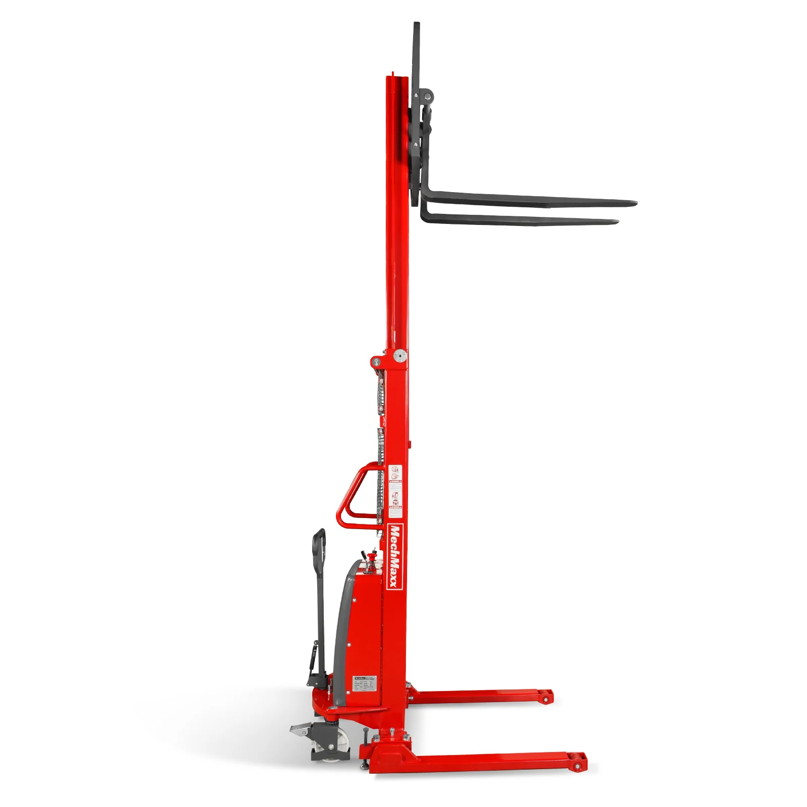 3300lbs Semi-Electric Straddle Stacker,  118" Lift,  Adjustable Legs & Forks,  S33-118S - Image 29