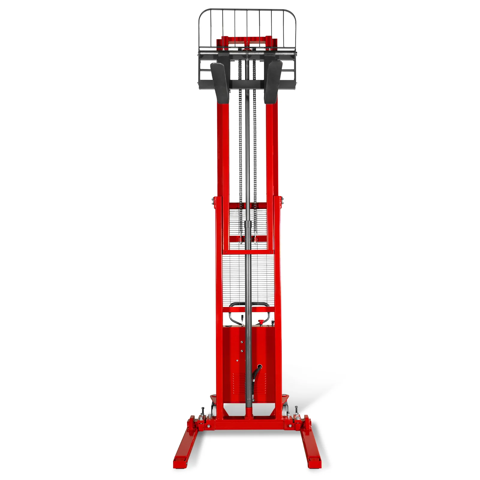 3300lbs Semi-Electric Straddle Stacker,  118" Lift,  Adjustable Legs & Forks,  S33-118S - Image 30