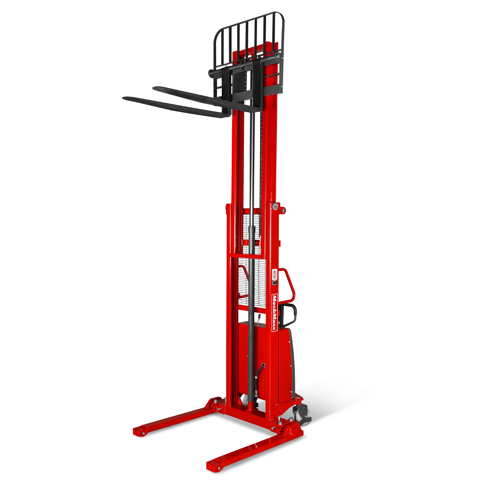 3300lbs Semi-Electric Straddle Stacker,  118" Lift,  Adjustable Legs & Forks,  S33-118S - Image 31