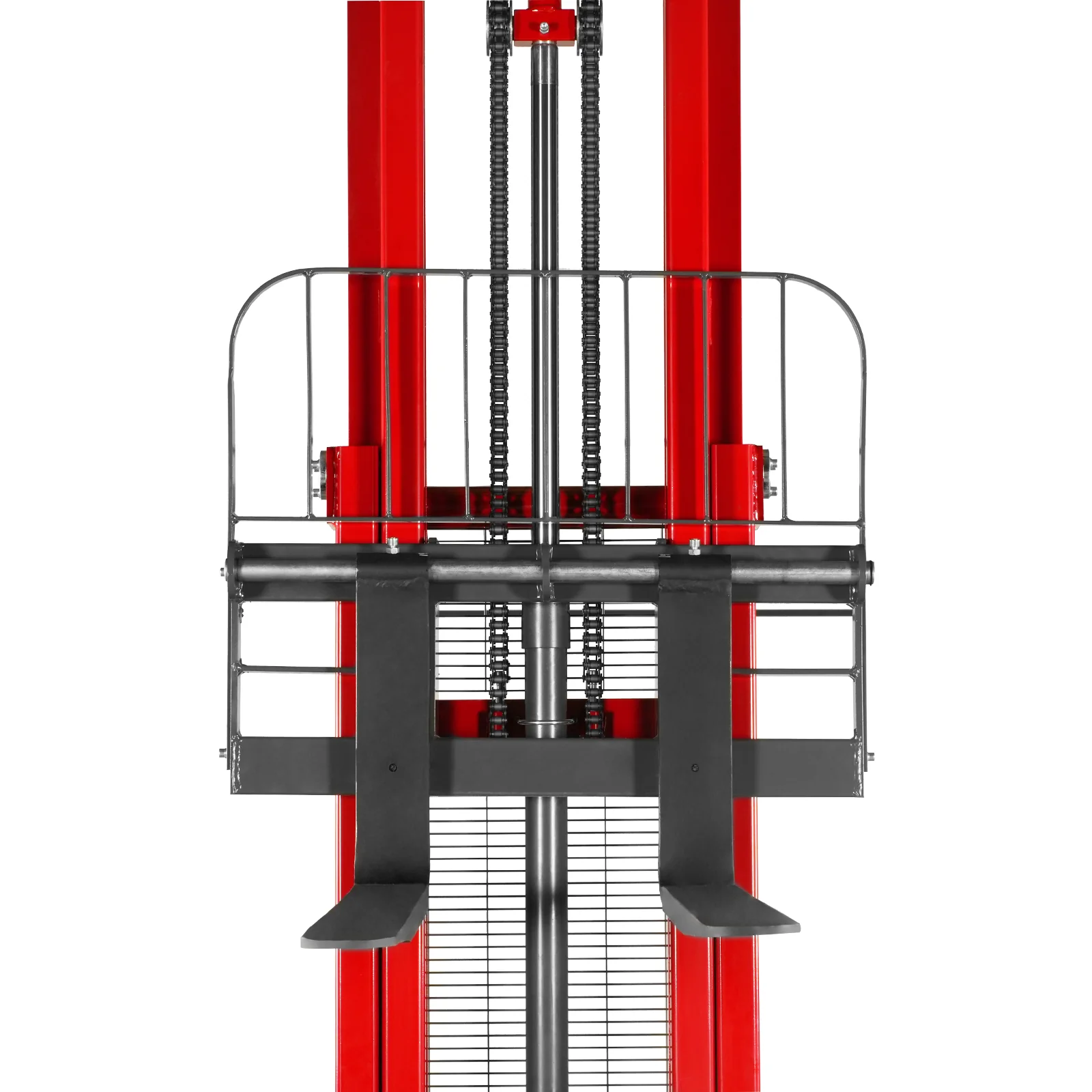 3300lbs Semi-Electric Straddle Stacker,  118" Lift,  Adjustable Legs & Forks,  S33-118S - Image 16