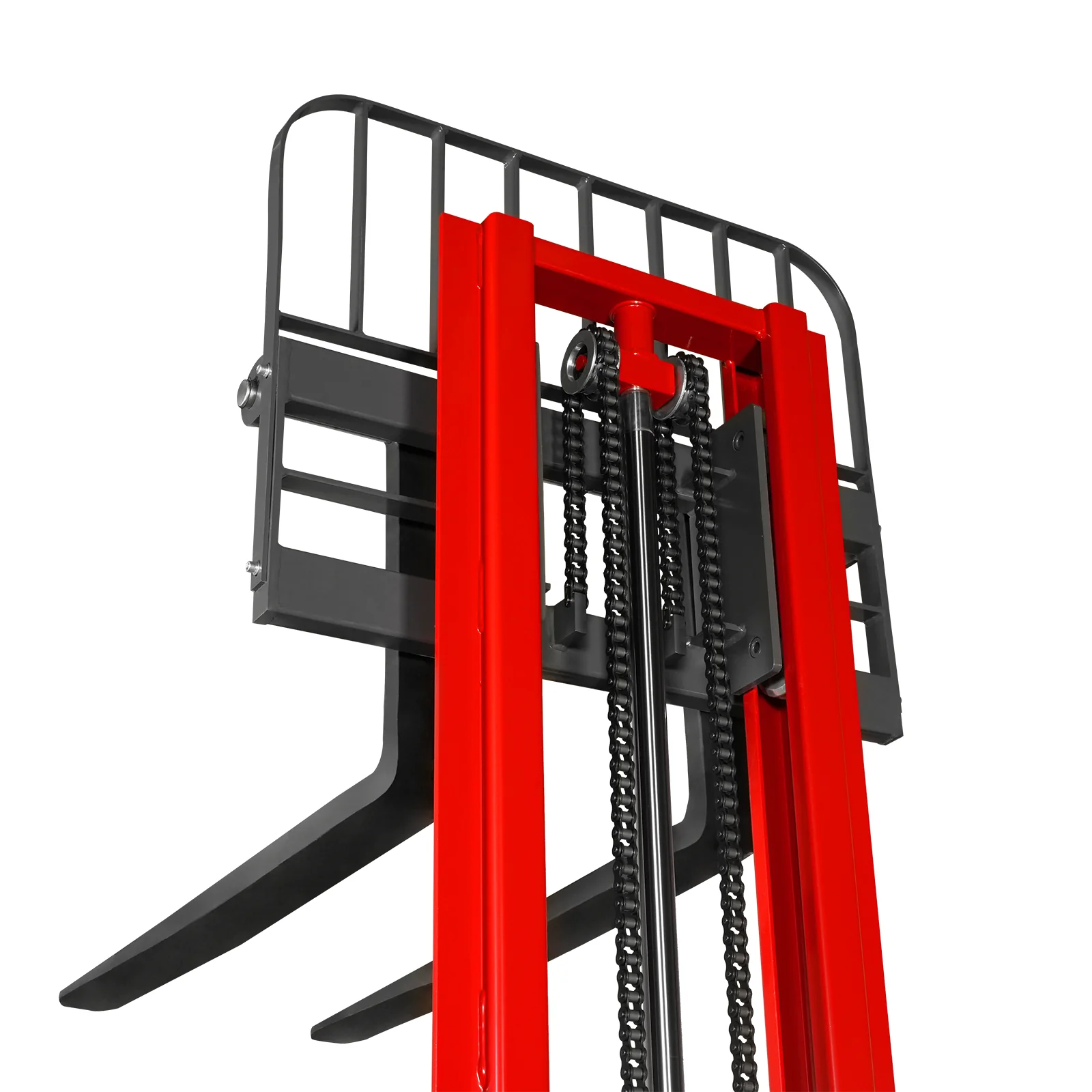 3300lbs Semi-Electric Straddle Stacker,  118" Lift,  Adjustable Legs & Forks,  S33-118S - Image 18