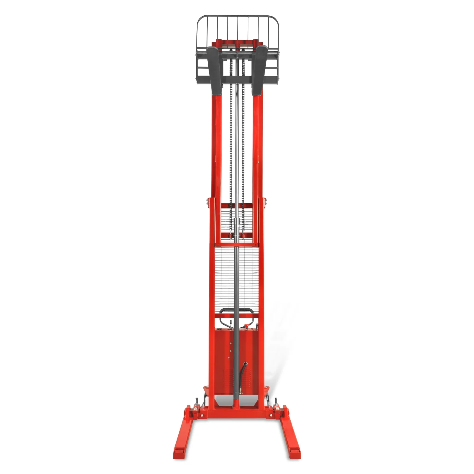 3300lbs Semi-Electric Straddle Stacker,  138" Lift,  Adjustable Legs & Forks,  S33-138S - Image 30