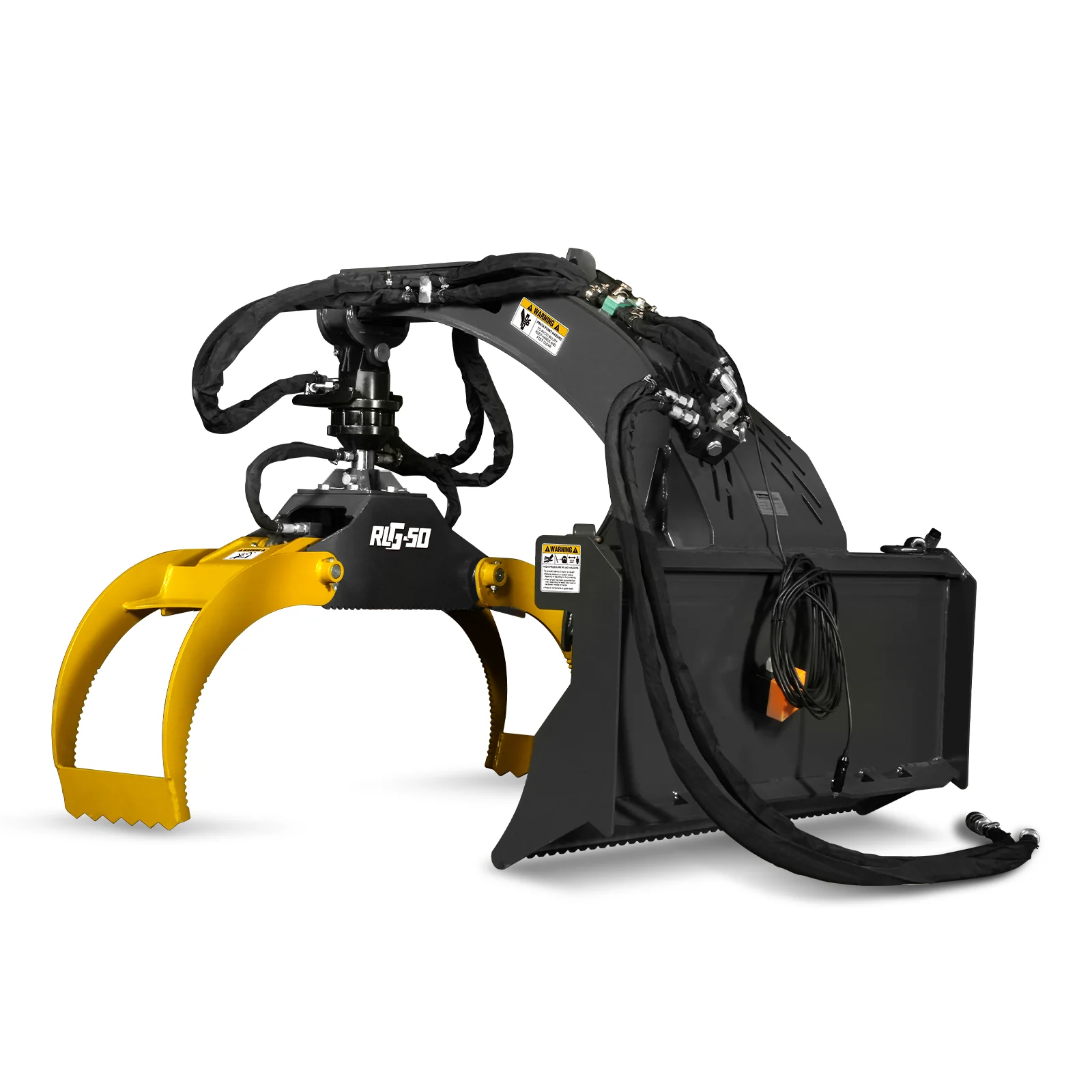 50" Skid Steer Rotary Log Grapple,  360° Rotation,  3000 Lbs Capacity - Image 15