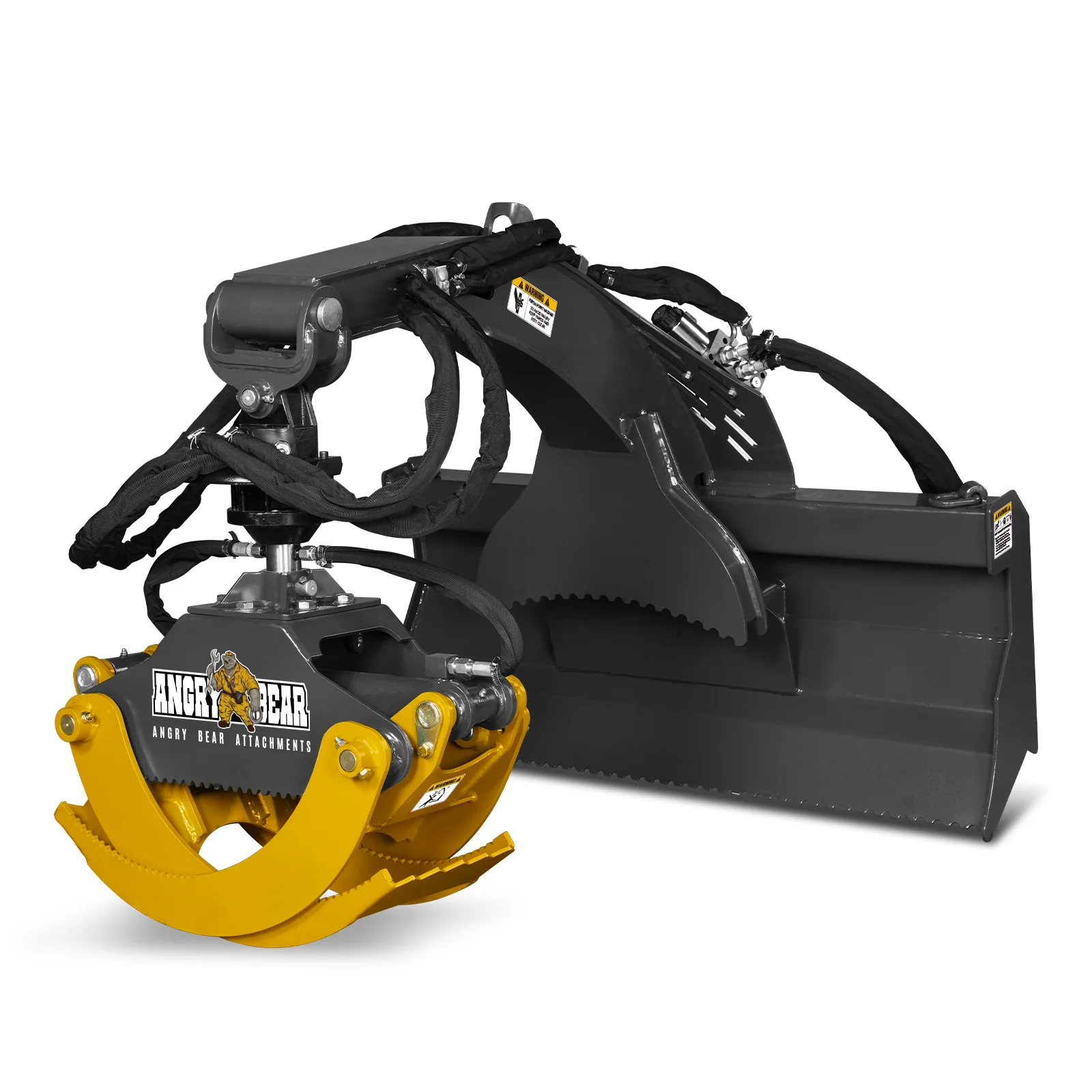 50" Skid Steer Rotary Log Grapple,  360° Rotation,  3000 Lbs Capacity - Image 16