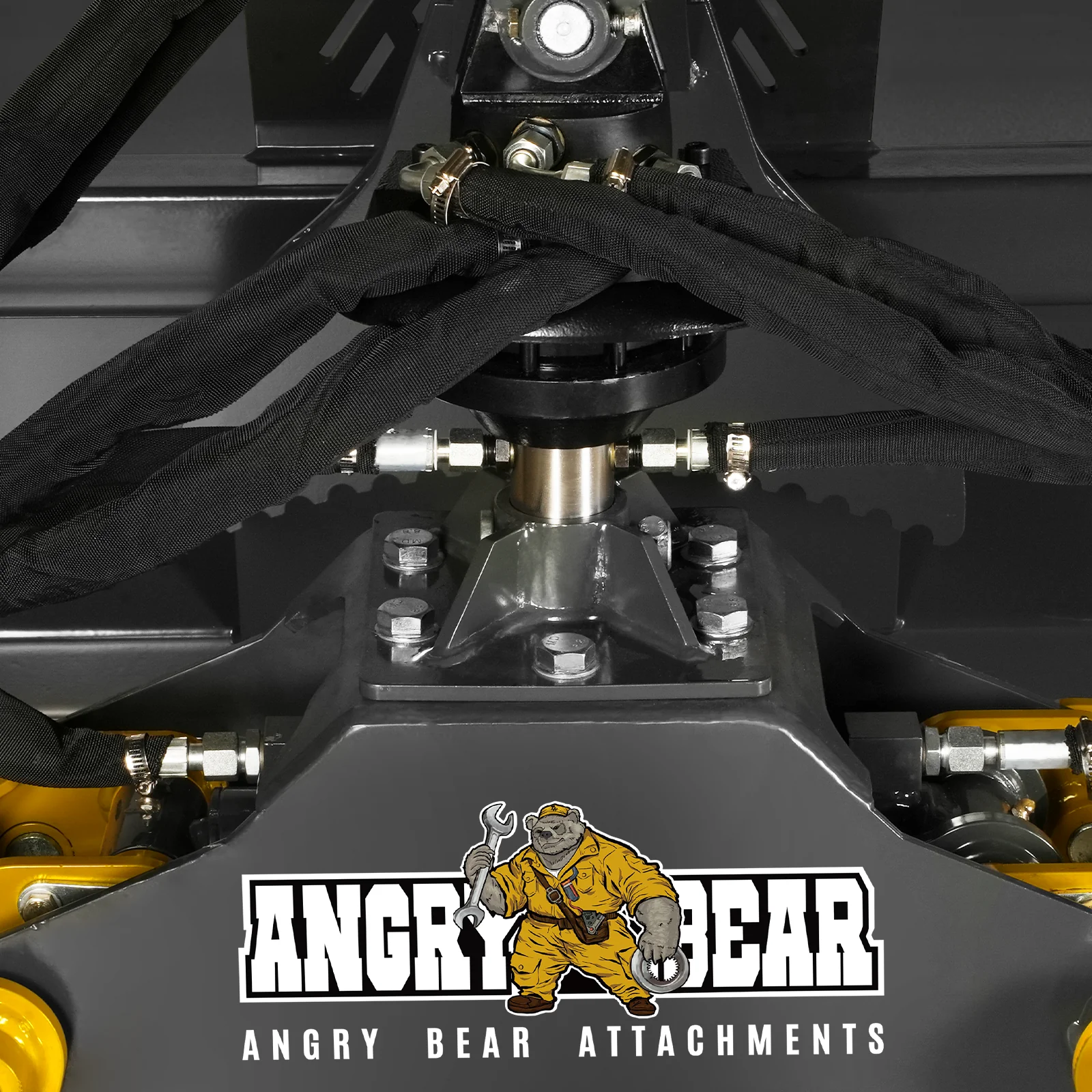 50" Skid Steer Rotary Log Grapple,  360° Rotation,  3000 Lbs Capacity - Image 3