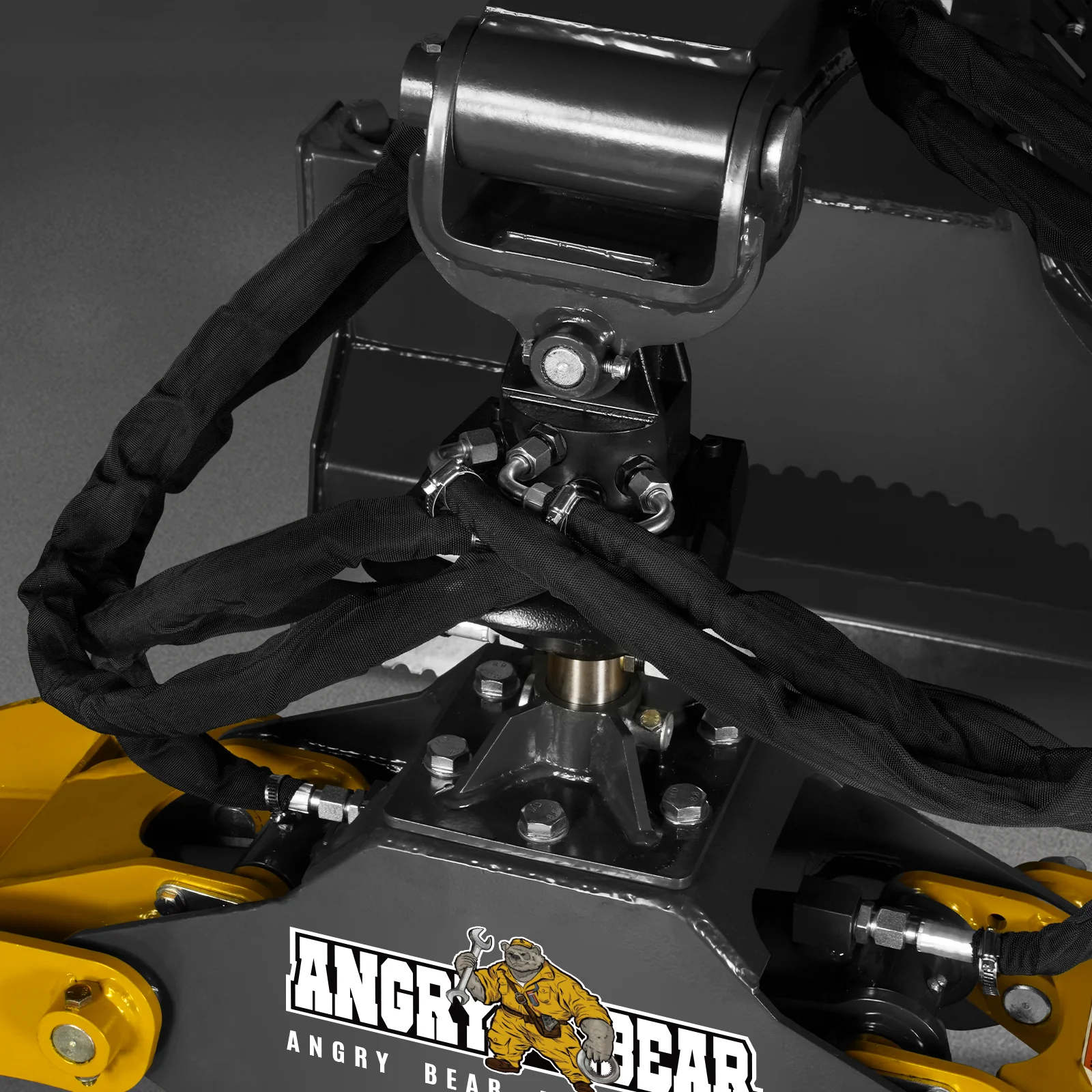 50" Skid Steer Rotary Log Grapple,  360° Rotation,  3000 Lbs Capacity - Image 4