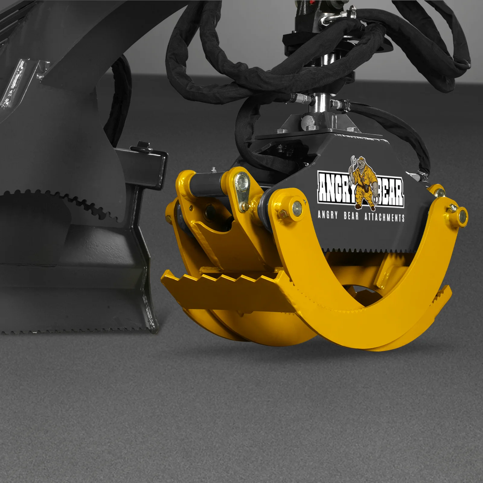 50" Skid Steer Rotary Log Grapple,  360° Rotation,  3000 Lbs Capacity - Image 5