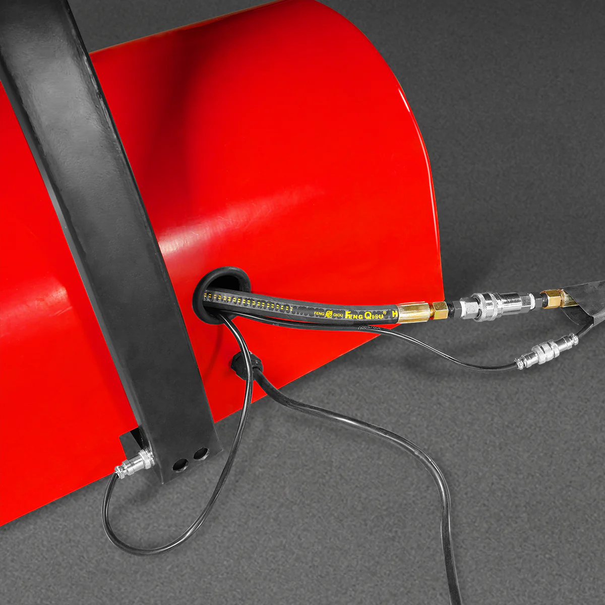 Stationary Electric Hydraulic Parallel Double Scissor Lift Table 3300lb Capacity,  108.3" x 31.5" Platform,  33.9" Lift Height,  UL Certified Motor,  ELT33P - Image 9