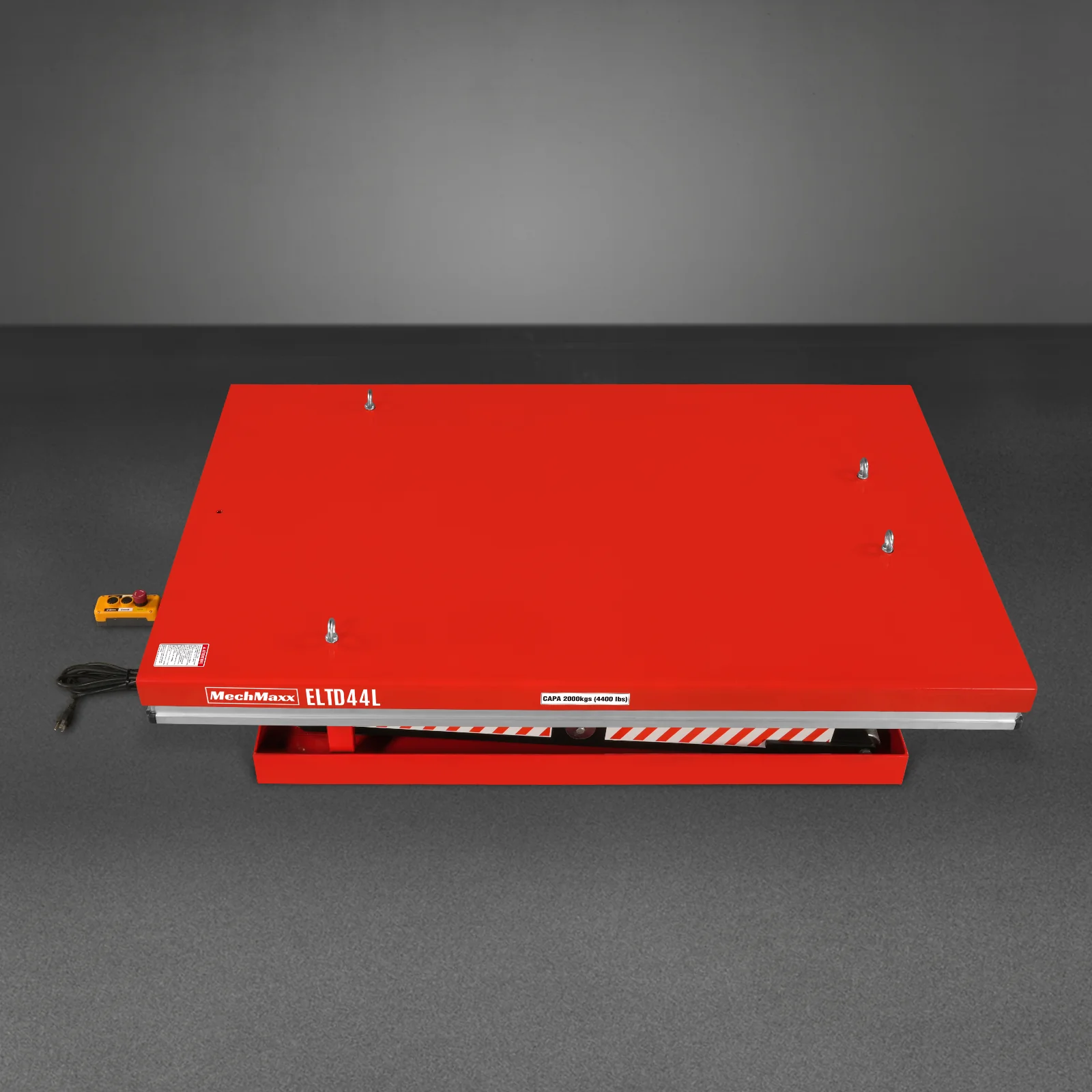 4400 lb Capacity Stationary Electric Hydraulic Double Scissor Lift Table - 63" x 39.4" Platform,  70.1" Lift Height,  UL Certified Motor,  ELTD44L - Image 20