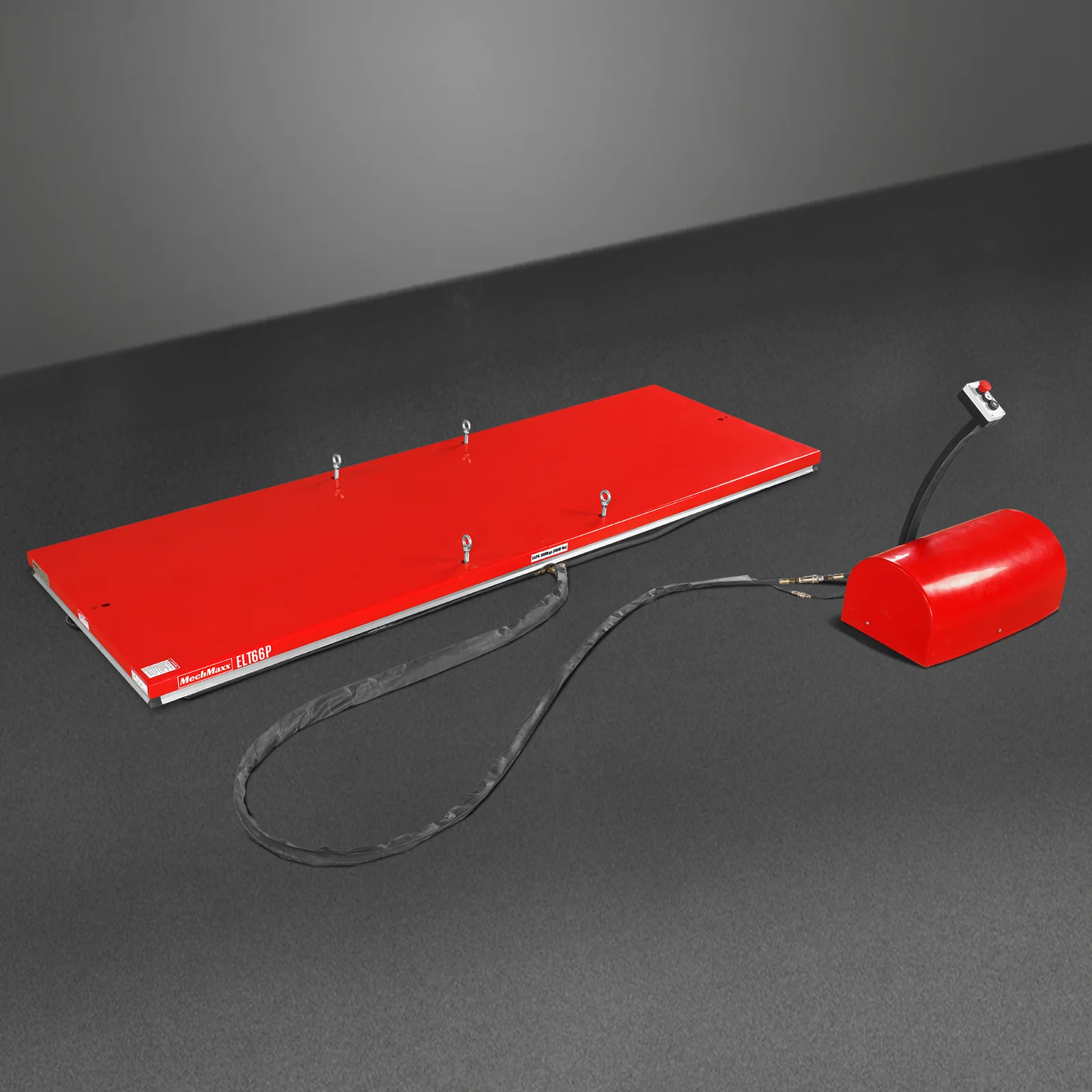 Stationary Electric Hydraulic Parallel Double Scissor Lift Table 6600lb Capacity,  112.9" x 39.4"Platform,  34.3"Lift Height, UL Certified Motor,  ELT66P - Image 11