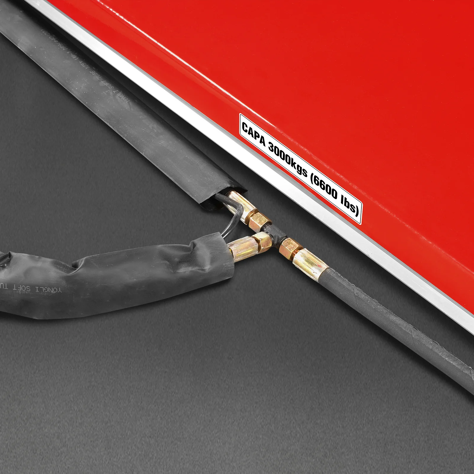 Stationary Electric Hydraulic Parallel Double Scissor Lift Table 6600lb Capacity,  112.9" x 39.4"Platform,  34.3"Lift Height, UL Certified Motor,  ELT66P - Image 7