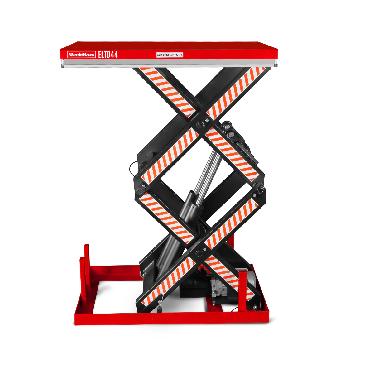 4400lbs Capacity Stationary Electric Hydraulic Double Scissor Lift Table,  51.2" x 33.5" Platform,  70.1" Lift Height,  UL Certified Motor,  ELTD44 - Image 5