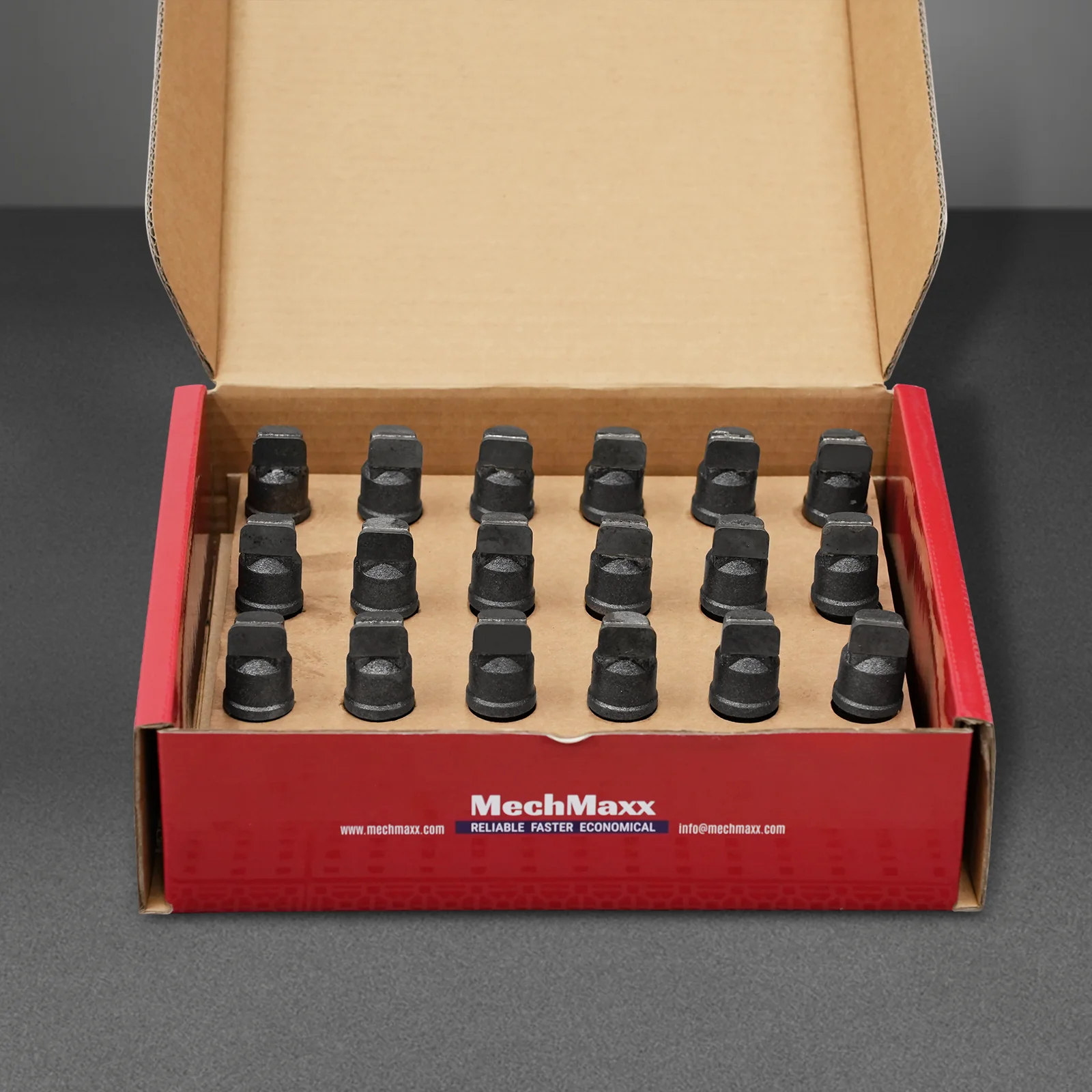 ( 1 Pack / 18 Pcs ) Teeth and Nut for Stump Grinder SG24; SG24PRO; SG61; SG30PRO, 1 Pack 18 teeth (SKU: 150151;150151G;150181;150181G;150182;150182G;150501) - Image 4